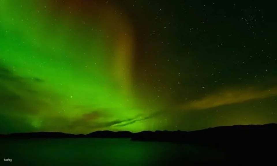 Northern lights by boat