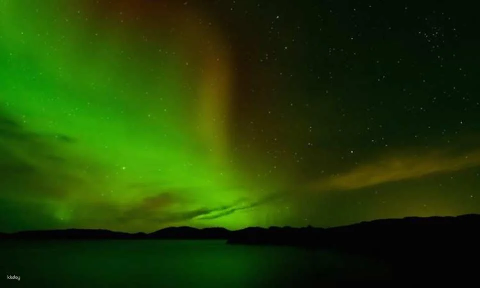 Northern lights by boat