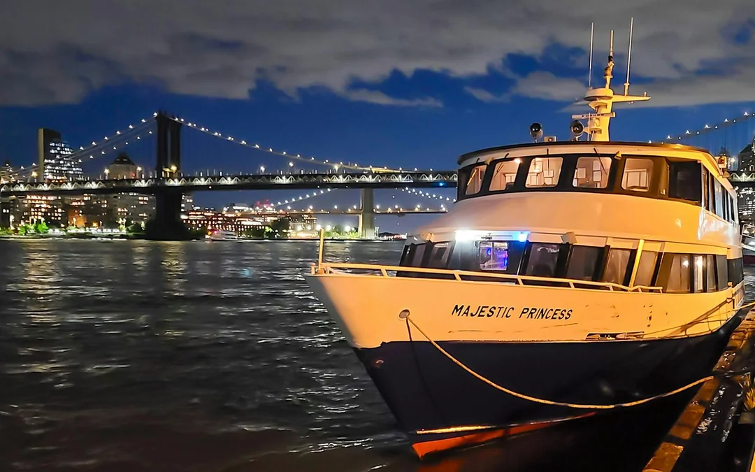 NYC Skyline and Statue of Liberty Harbor Lights Night Cruise Image 1