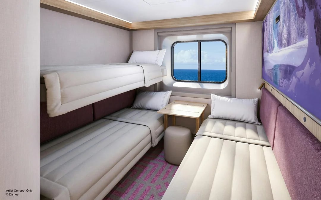 Oceanview Staterooms: Disney Adventure Cruise Image 3