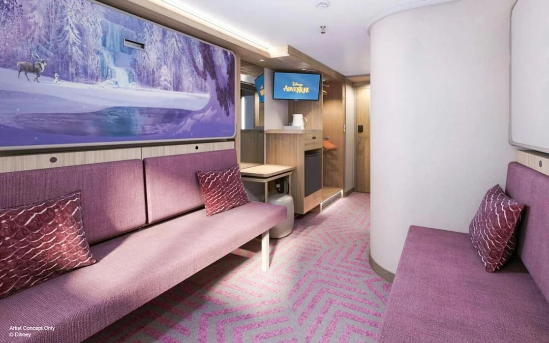 Oceanview Staterooms: Disney Adventure Cruise Image 4