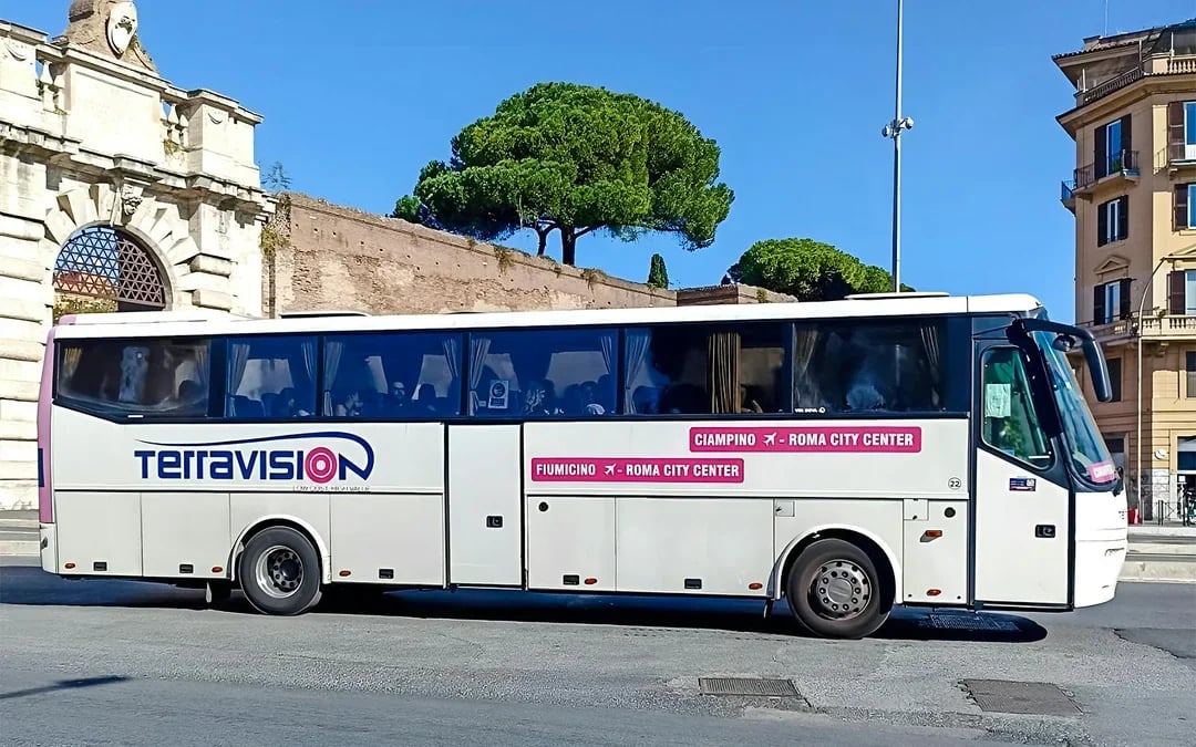 One-Way Bus Transfers between Vatican City & Rome Fiumicino Airport Image 4
