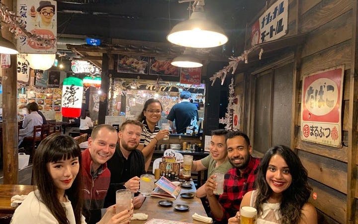 Osaka Bar Hopping Night Walking Tour in Namba (3 bars, 6 tas Image 3