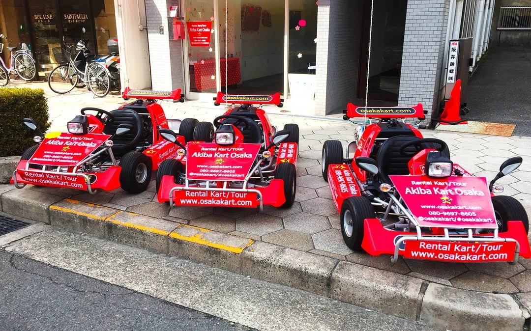 Osaka: Castle, Dotonbbori & Namba 60/90-Min Go-Karting Experience by Akiba Kart Image 5