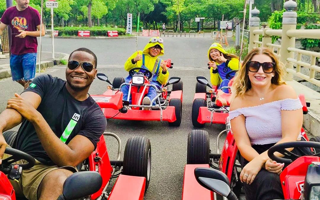 Osaka: Castle, Dotonbbori & Namba 60/90-Min Go-Karting Experience by Akiba Kart Image 6