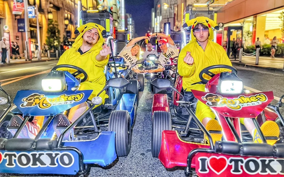 Osaka: Dotonbori & Shinsaibashi 75-Min Go-Karting Experience by Monkey Kart Image 4