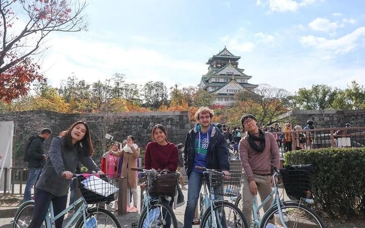 Osaka Small-Group Bike Tour of Cultural Landmarks with Lunch and Tea Break Image 7