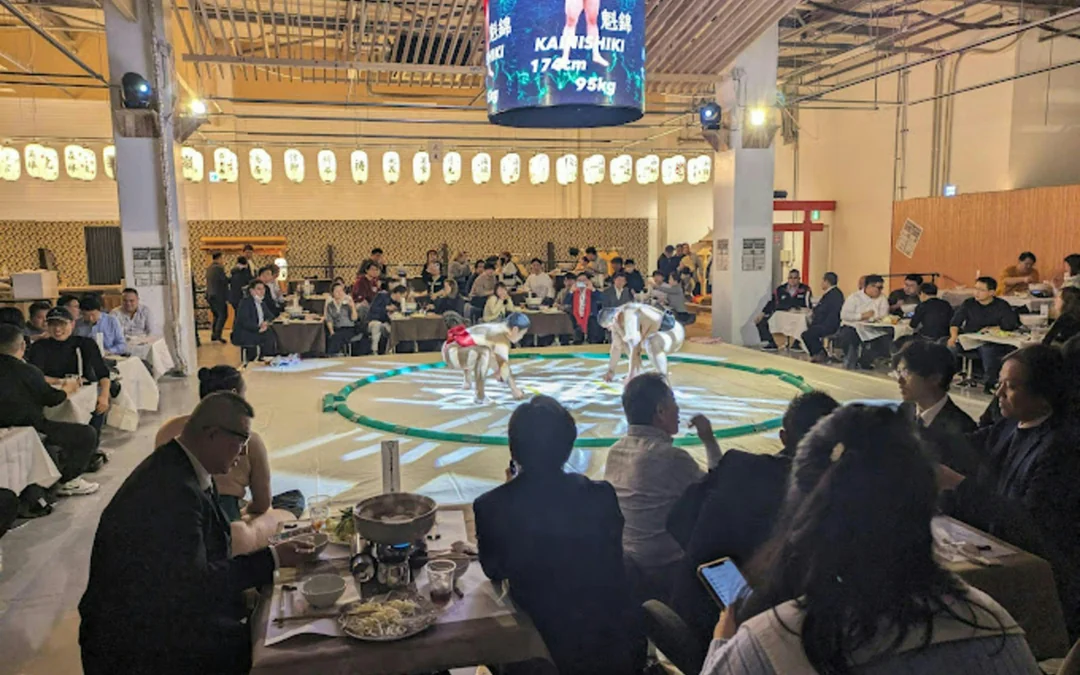 Osaka: Sumo Practice Show at Ochiizumibeya with Chanko-Nabe Hot Pot and Photo Image 1