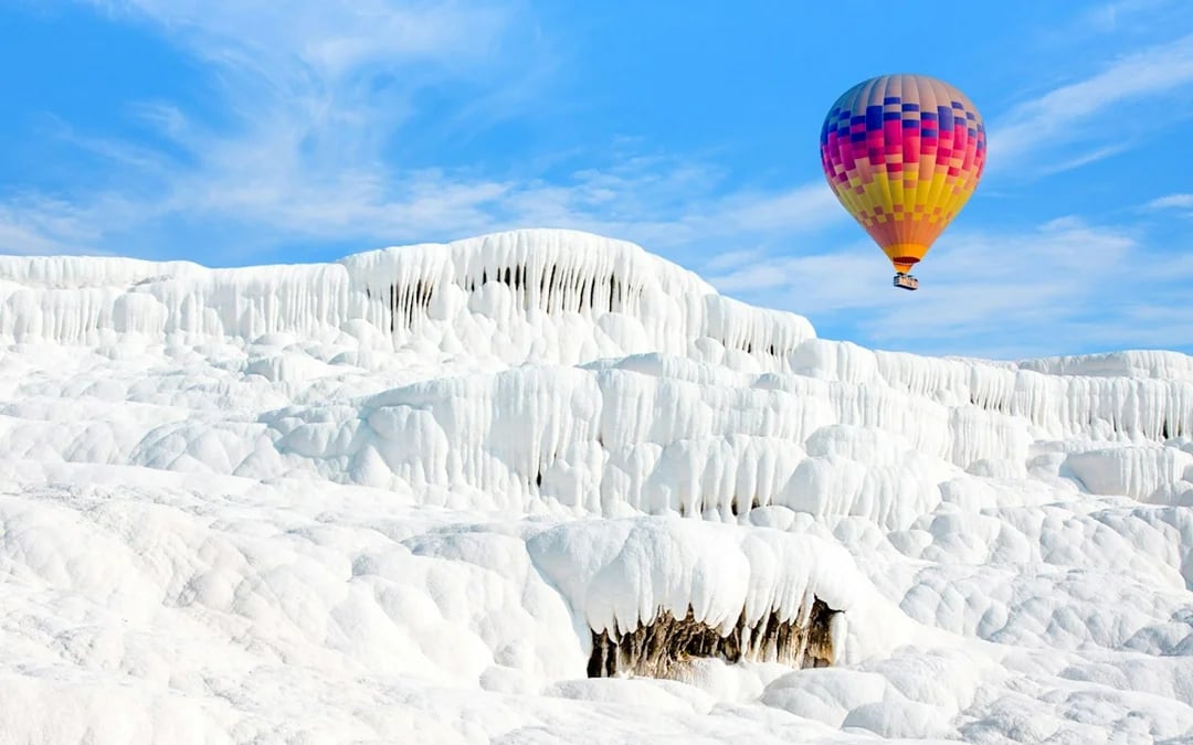 Pamukkale Hot Air Balloon Flight at Sunrise Image 1