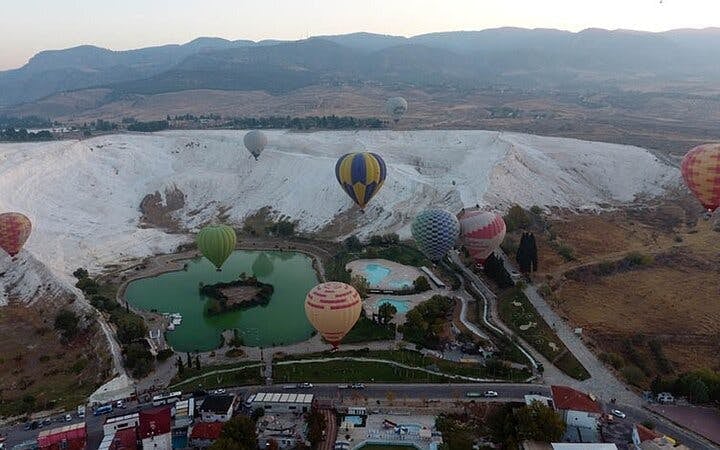 Pamukkale Hot Air Balloon Flight Over Travertines and Hierapolis with Hotel Transfers and Flight Certificate Image 5