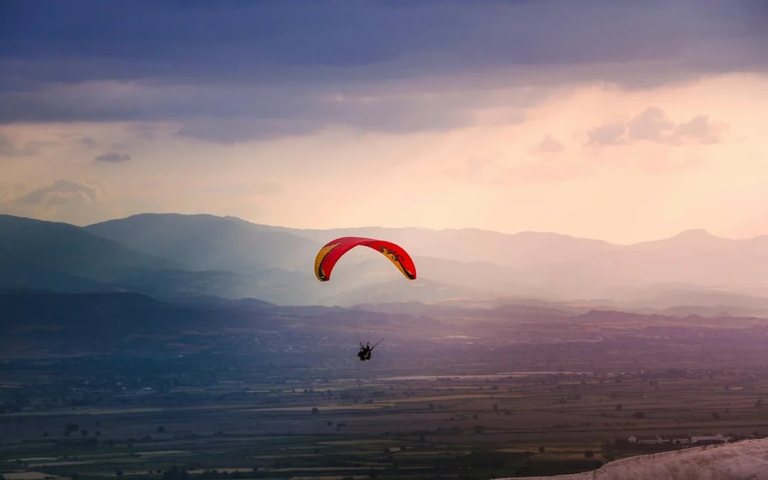 Pamukkale: Tandem Paragliding Over Hierapolis and Pamukkale Travertines Image 3