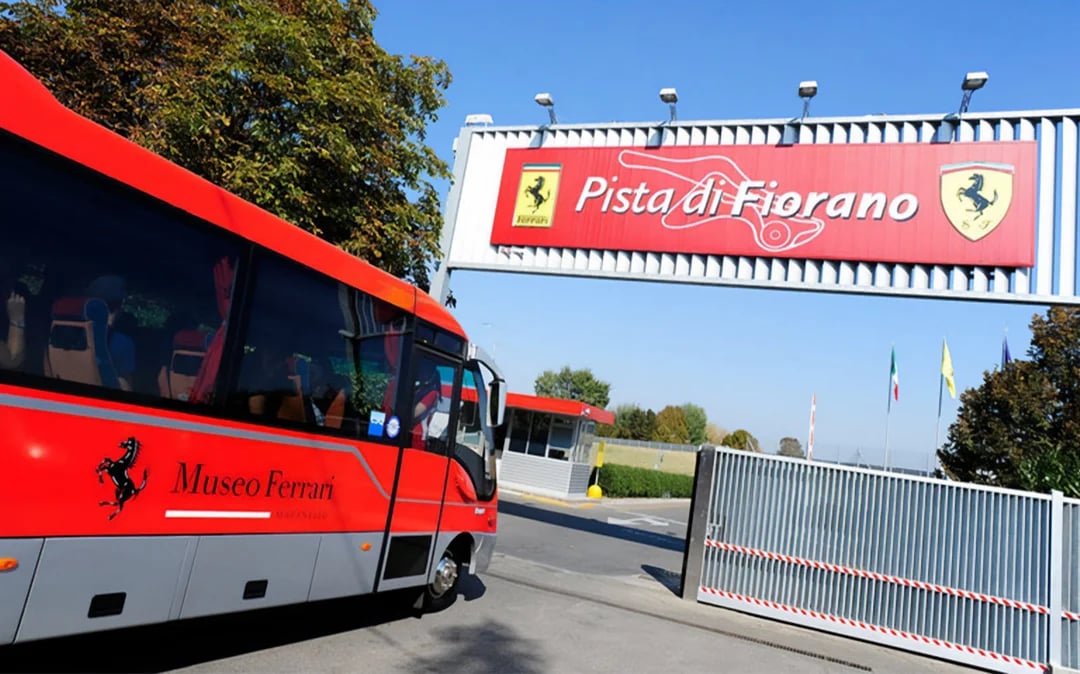 Panoramic Shuttle Tour of Fiorano Track & Entrance to Ferrari Museum Maranello Image 1