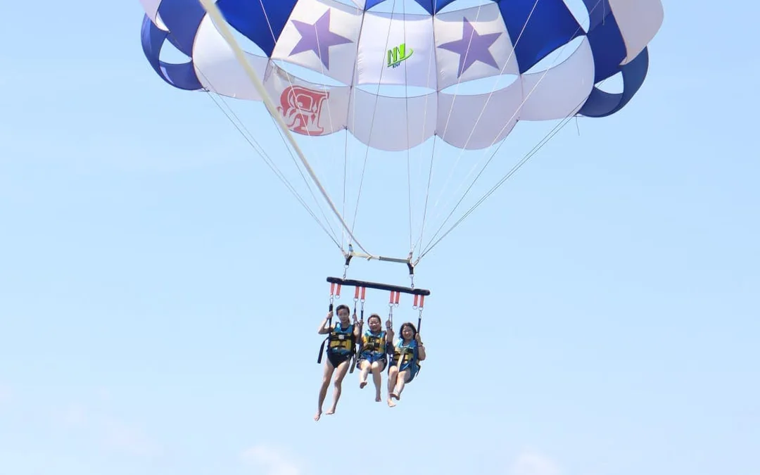 Parasailing Experience over Nusa Dua Sea with Equipment and Hotel Pickup Image 2