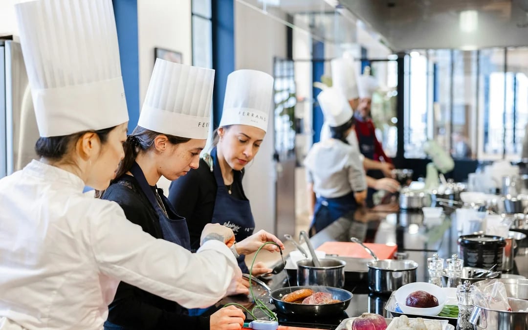 Paris French Dessert-Making Class with Wine and Cheese Tasting Image 3