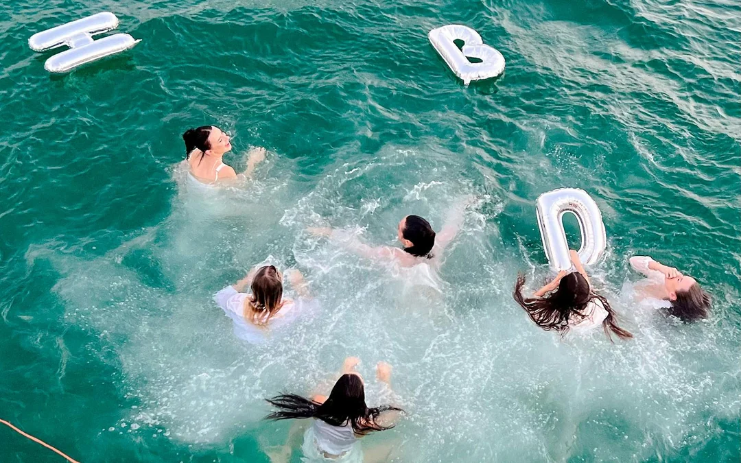 Party at Sea: Luxury Private Yacht Rental from Dubai Harbour Image 1