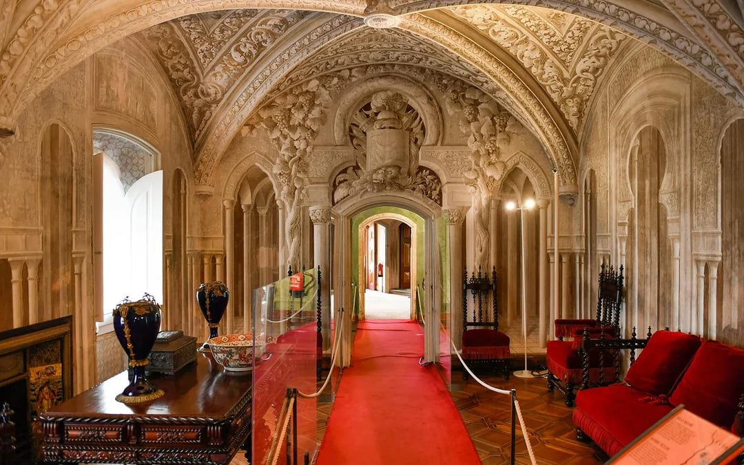 Pena Palace, Quinta da Regaleira, Moorish Castle & Monserrate Palace Guided Tour Image 7