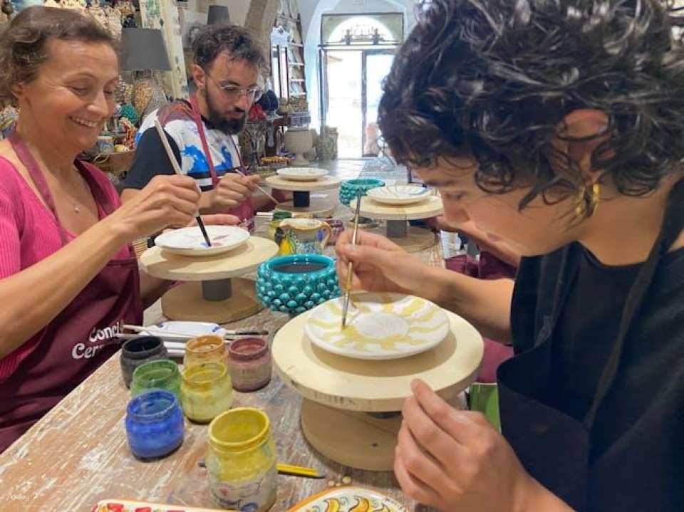 Pottery workshop in the heart of Caltagirone
