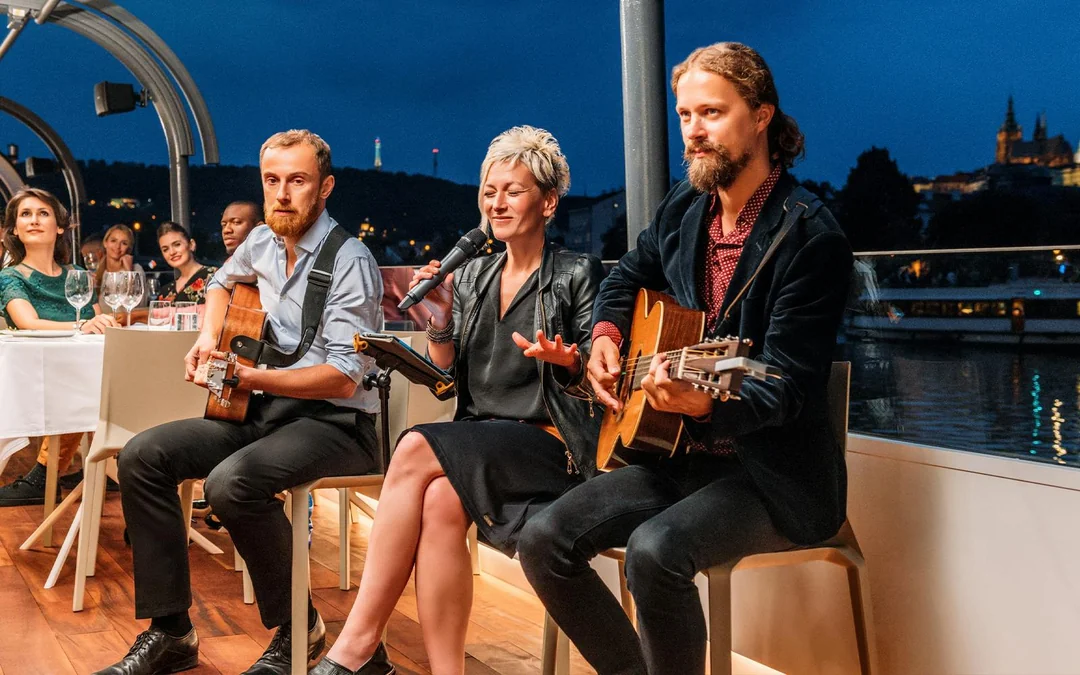 Prague Dinner Cruise on an Open-Top Glass Boat with Live Music Image 5