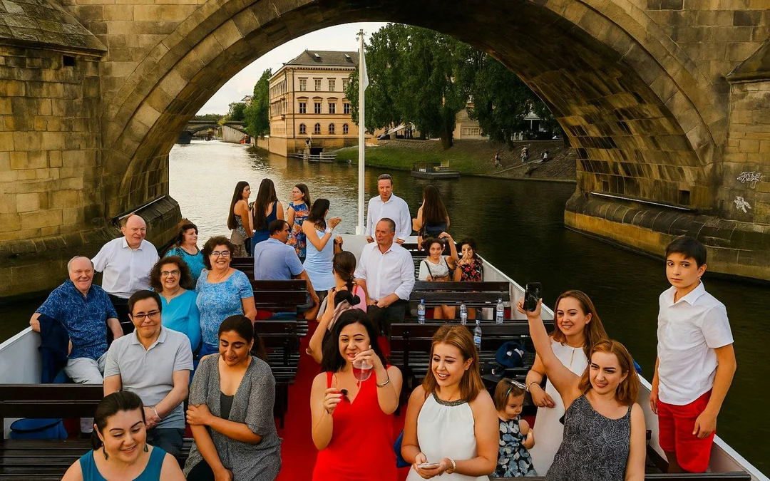 Prague Evening Cruise with Dinner Buffet Image 4