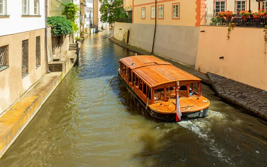 Prague Vltava River and Canal Sightseeing Cruise with Drink & Snack Image 8
