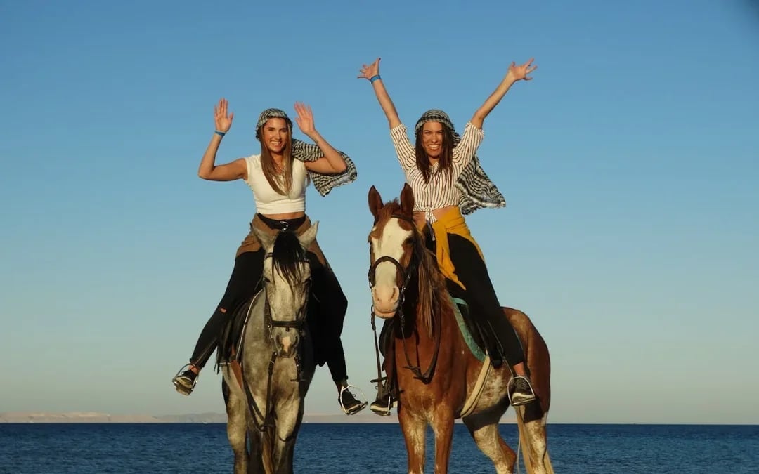 Premium 2 Hours Horse Riding, Desert Trail & Sea Beach - Hurghada Image 3