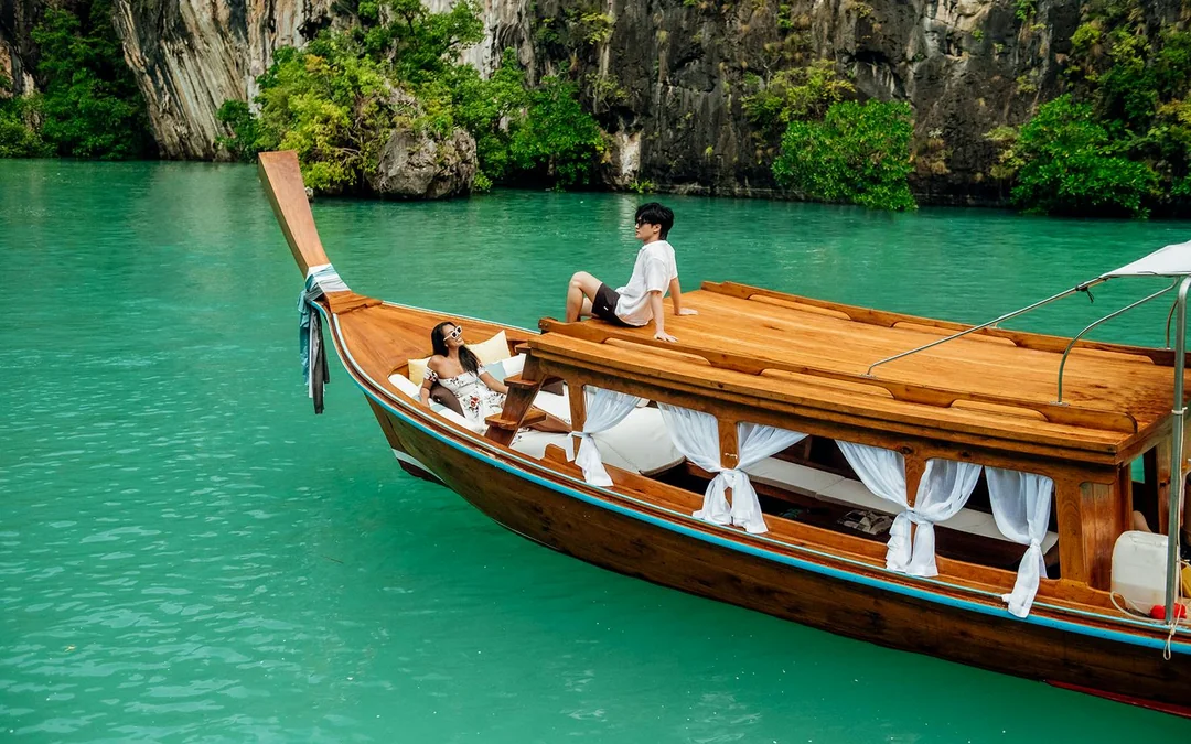 Private Luxury Longtail Boat Island Half-Day Tour in Krabi Image 2