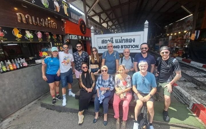Private Maeklong Railway Market, Floating Market & Dragon Te Image 9