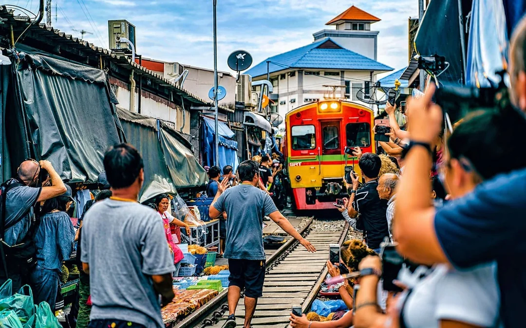 Private Tour: Amphawa Floating Market, Monkey Feeding & Trai Image 1