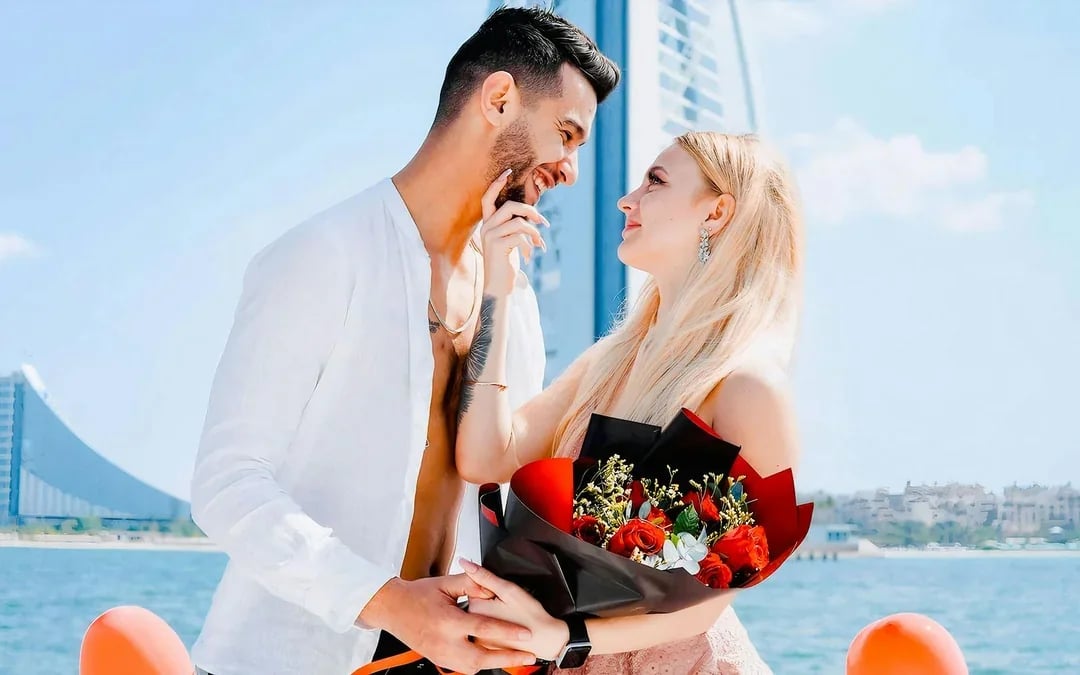 Proposal at Sea Package: Luxury Private Yacht Rental from Dubai Marina Image 6