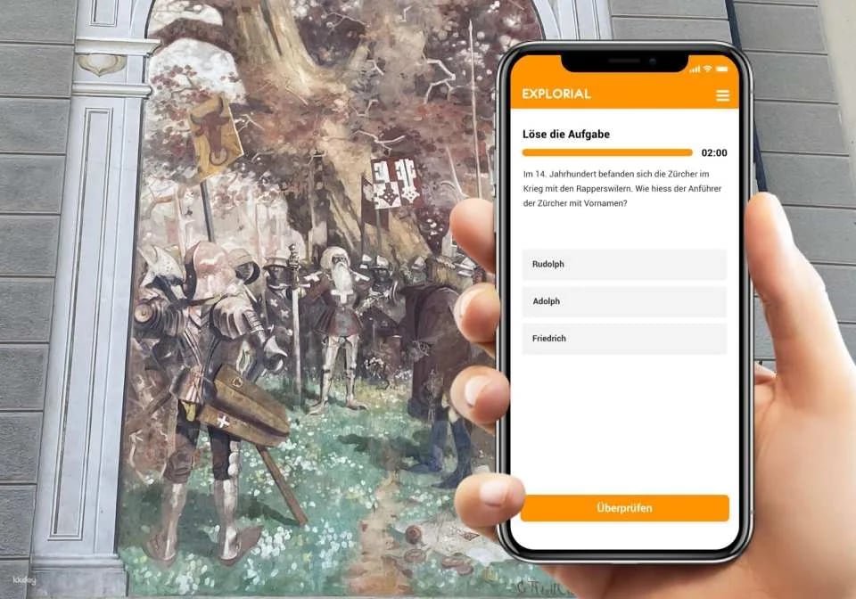 Rapperswil interactive scavenger hunt with the smartphone