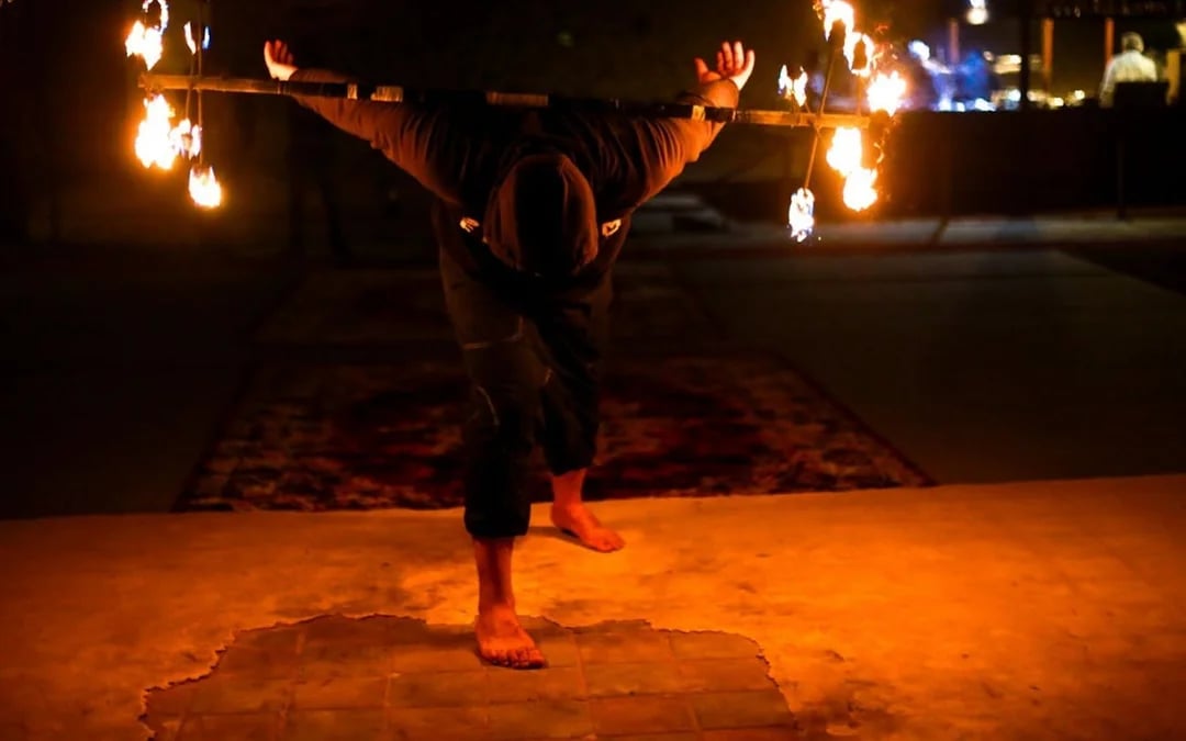 Ras Al Khaimah: Bedouin Desert Camp Experience with BBQ Dinner, Live Shows, Camel Ride, and Shared Transfers Image 2