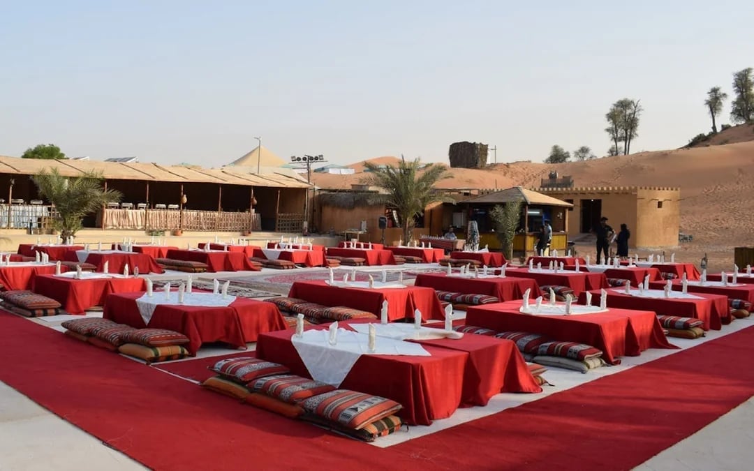 Ras Al Khaimah: Guided Camel Trek at Bedouin Oasis Camp with Transfers and Welcome Treats Image 1