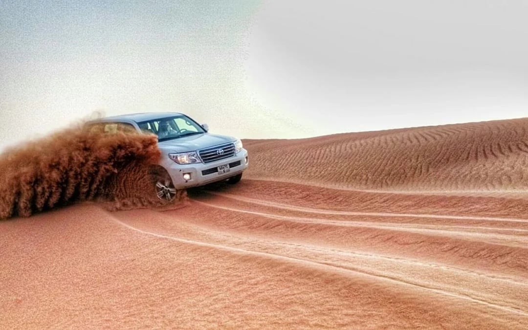 Ras Al Khaimah Private Desert Safari with Bedouin Oasis Camp Access, Dune Bashing, Camel Ride, and Barbecue Dinner Image 2