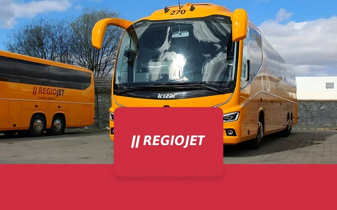 Regio Jet One-way Bus Tickets: Prague Airport to/from Prague Central Bus Station Image 1