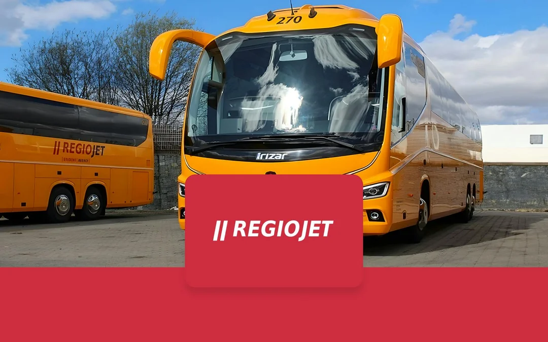 Regio Jet One-way Bus Tickets: Prague Airport to/from Prague Central Bus Station Image 1