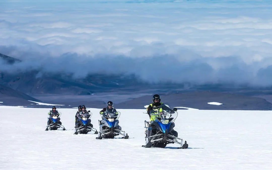 Reykjavik: Golden Circle & Langjokull Glacier Snowmobile Tour Image 9