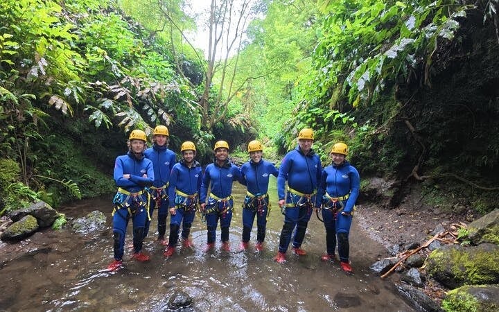 Ribeira dos Caldeirões Natural Park Canyoning Adventure in São Miguel Image 3