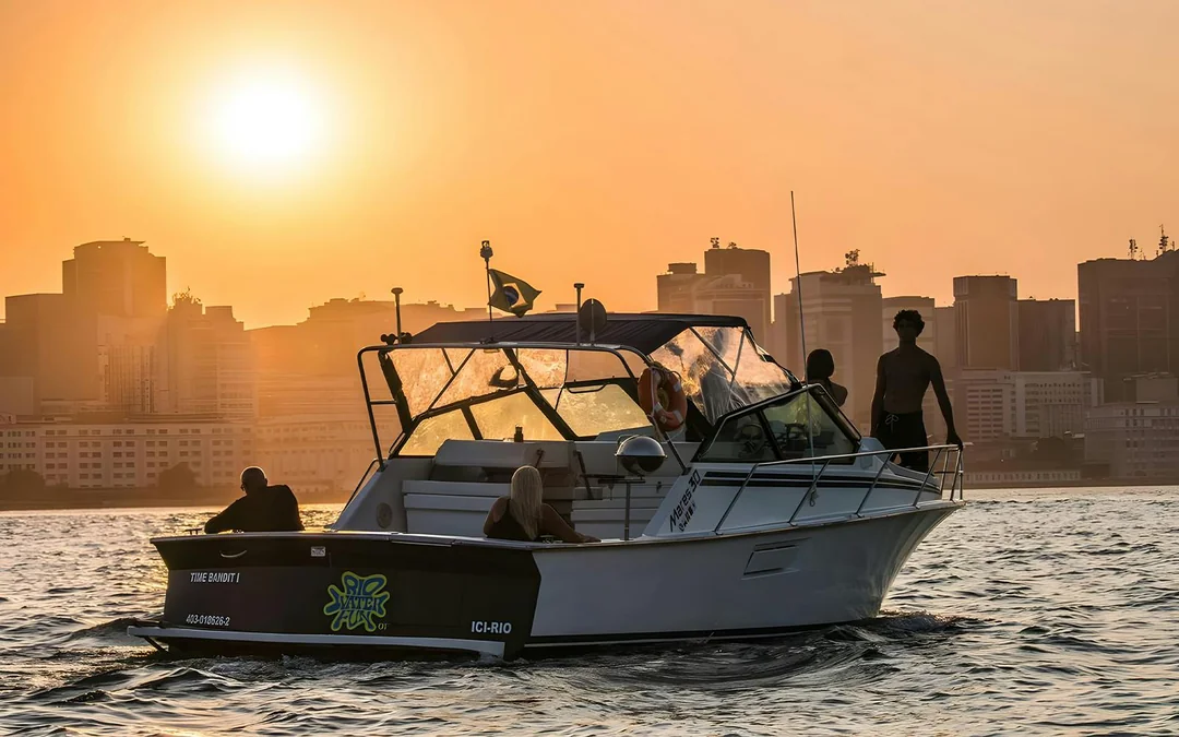 Rio de Janeiro Sunset Speedboat Tour with Drinks & Swim Stop Image 7