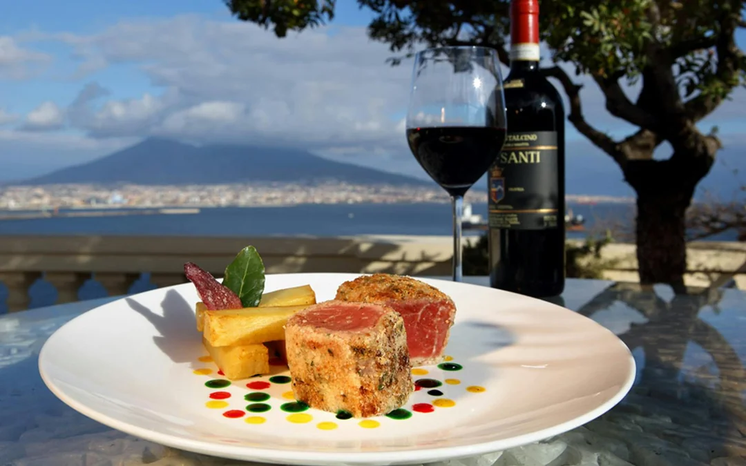 Romantic Dinner on the Rooftop Panoramic Terrace in Naples Image 1