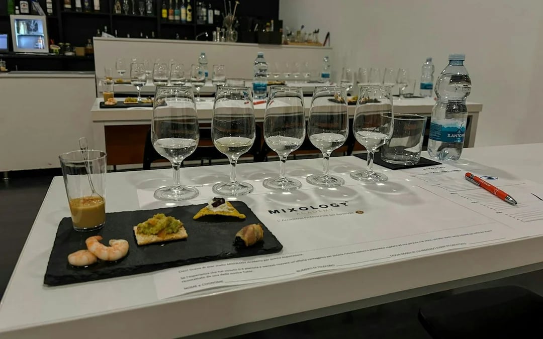 Rome 5-Spirit Tasting Masterclass at MIXOLOGY Academy with Food Pairings Image 1