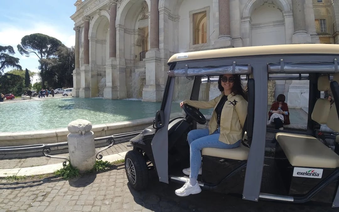Rome Guided Electric Golf Cart City Tour of Landmarks and Hidden Gems Image 3