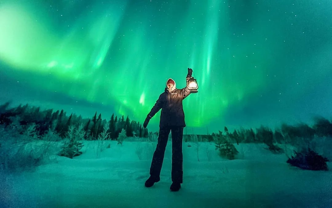 Rovaniemi: Big Group Northern Lights Tour with Guaranteed Sightings (8–48 Guests) Image 1