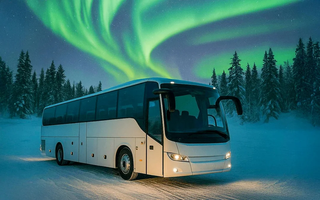 Rovaniemi: Big Group Northern Lights Tour with Guaranteed Sightings (8–48 Guests) Image 5