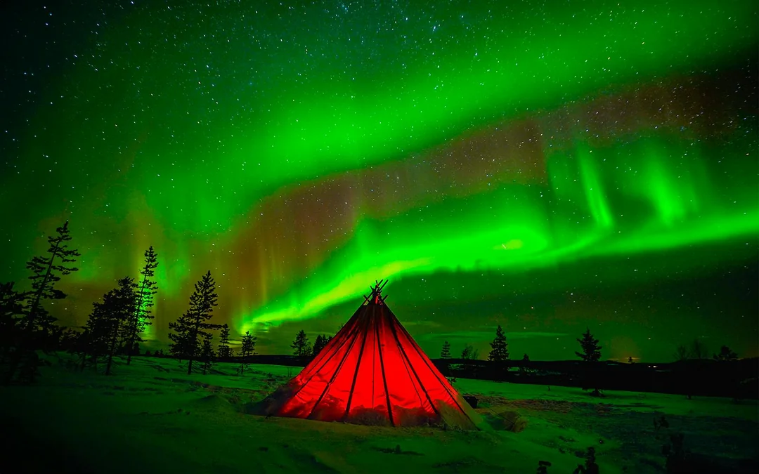  Rovaniemi: Northern Lights Snowmobile Hunt Image 9