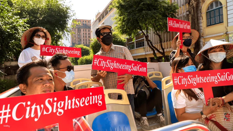 Saigon Sightseeing Double - Decker Bus Ticket: Explore Saigon with KKday