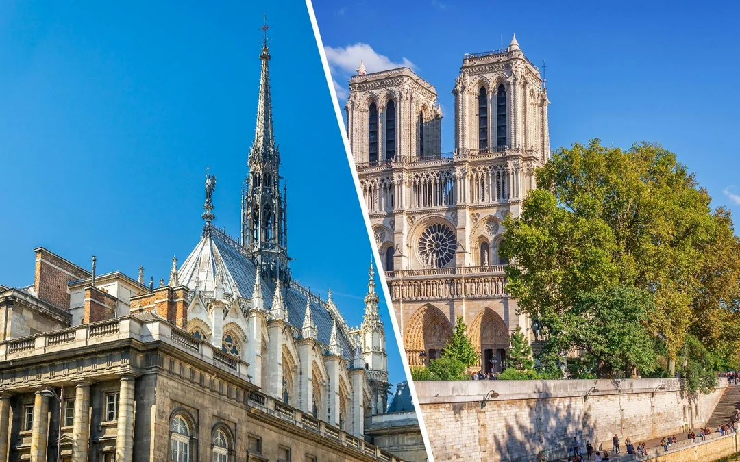 Sainte-Chapelle Entry Ticket + Notre-Dame Exterior Guided Tour Image 1