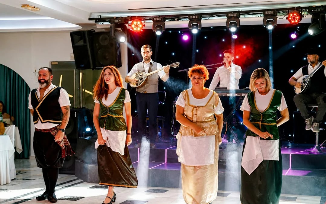 Santorini Greek Night Show with Buffet Dinner and Unlimited Drinks at Dimitris Restaurant Image 3
