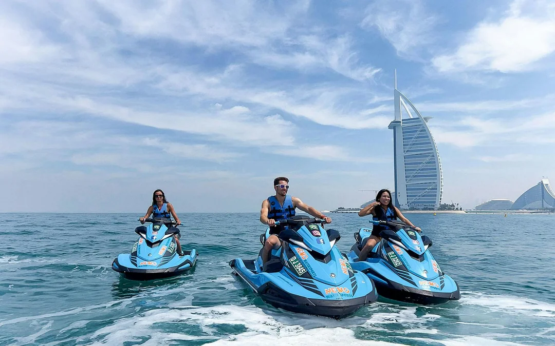 Self Drive Jet Ski Tour of Dubai with Guide, Free Photos, Videos & Cafe Treat Image 1