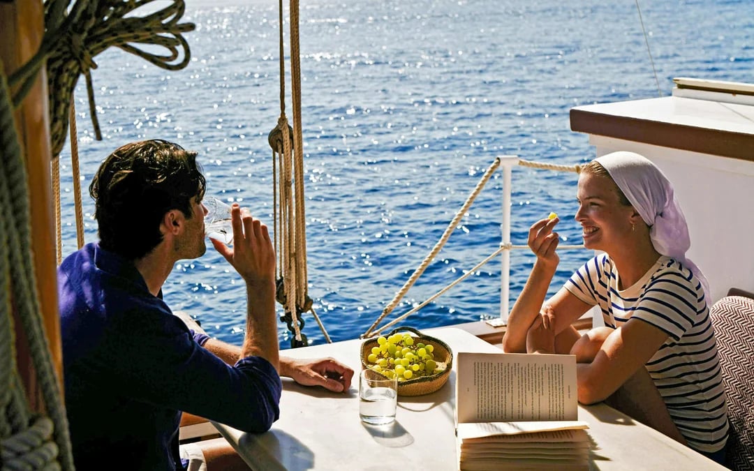 Semi-private Blue Lagoon & Papanikolis Cave Cruise with Lunch & Drinks Image 3