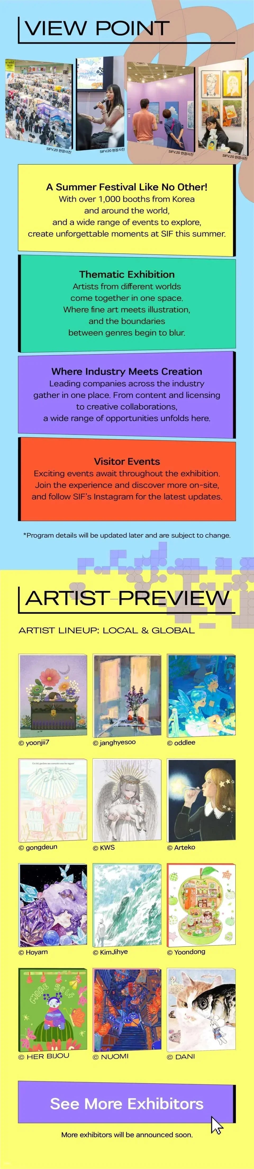 Seoul Illustration Fair V.21 Admission Ticket | South Korea's Largest Illustration Fair